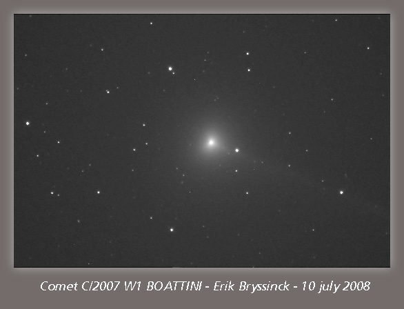 comet C/2007 W1 (BOATTINI), 10 july 2010, Erik Bryssinck