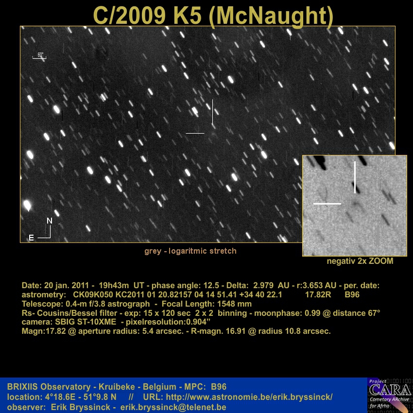 comet C/2009 K5 (McNaught)