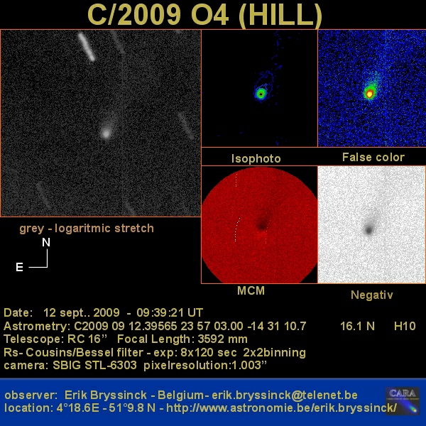 comet C/2009 O4 (HILL), Erik Bryssinck