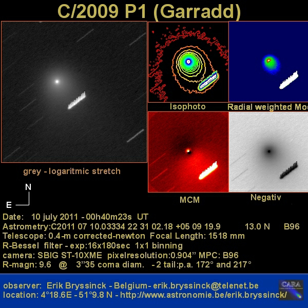 comet C/2009 P1 (GARRAD) on 10 juny 2011, Erik Bryssinck, CARA