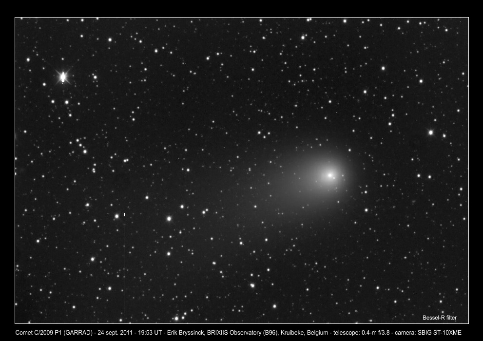 comet C/2009 P1 (GARRAD) on 24 sept. 2011, Erik Bryssinck
