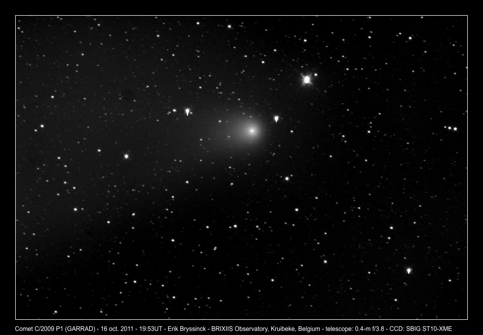 Comet C/2009 P1 (GARRAD) - 16 oct. 2011, Erik Bryssinck, BRIXIIS Observatory
