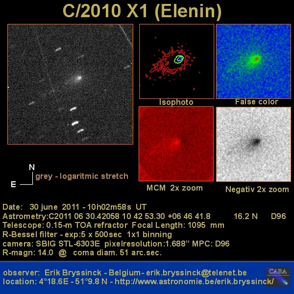 comet C/2010 X1 Elenin