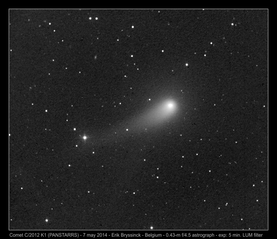 image comet C/2012 K1 (PANSTARRS) - Erik Bryssinck
