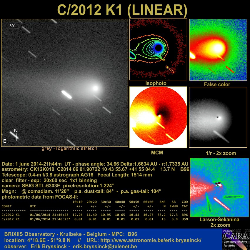 image comet C/2012 K1 - Erik Bryssinck (c) 2014