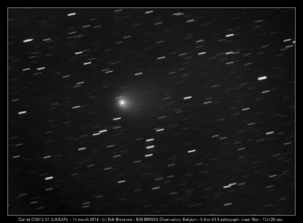 comet C/2012 X1 (LINEAR) - Erik Bryssinck - BRIXIIS Observaotry
