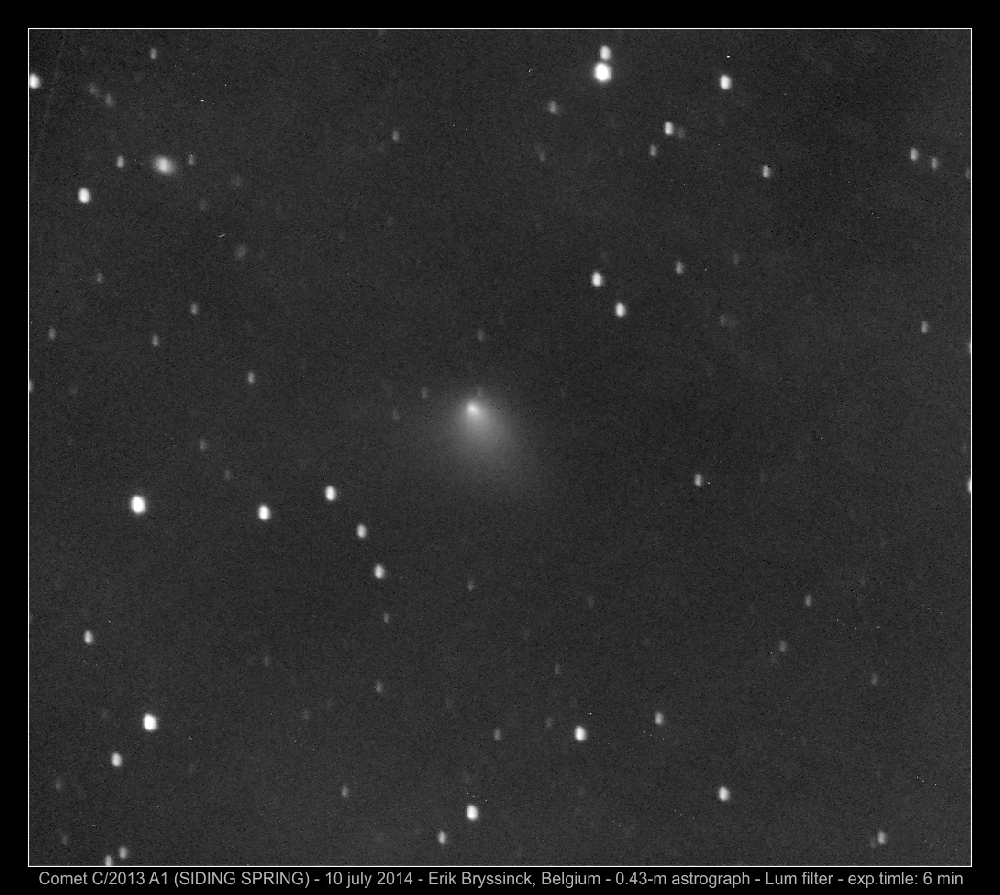 image comet C/2013 A1 - Erik Bryssinck