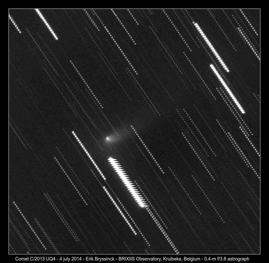 image comet C/2013 UQ4 - Erik Bryssinck 4 july 2014