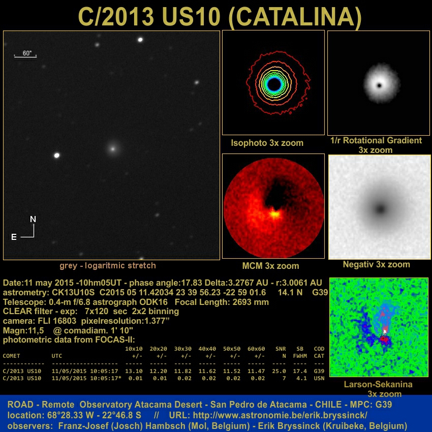 image comet C/2013 US10 (CATALINA) by Erik Bryssinck & Franz-Josef Hambsch