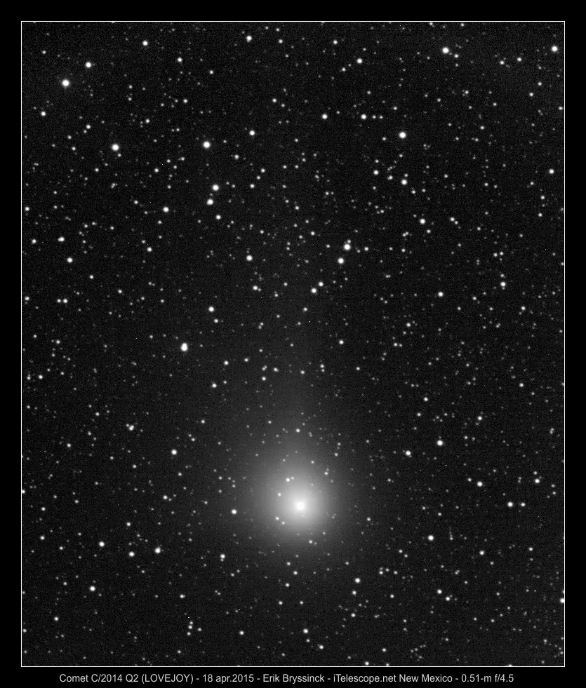 comet C/2014 Q2 (LOVEJOY) - 18 apr.2015 - Erik Bryssinck