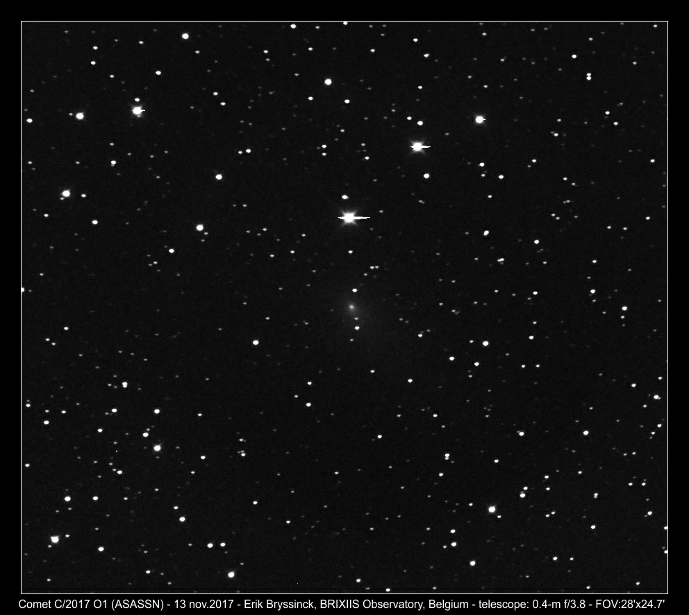 comet C/2017 O1 (ASASSN), BRIXIIS Observatory