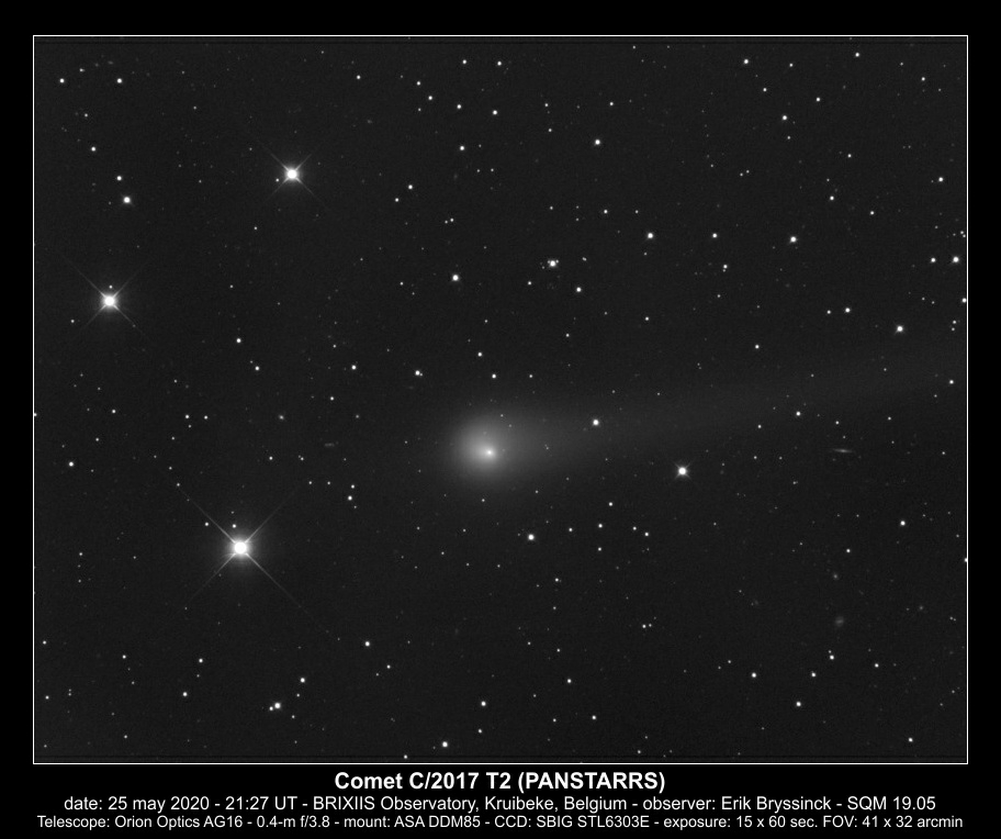 comet C/2017 T2 (PANSTARRS) on 25 may, Erik Bryssinck