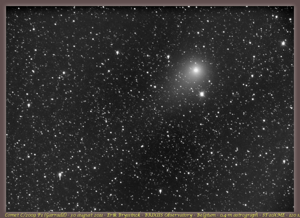 comet C/2009 P1 (GARRAD) on 30 aug. 2011, Erik Bryssinck