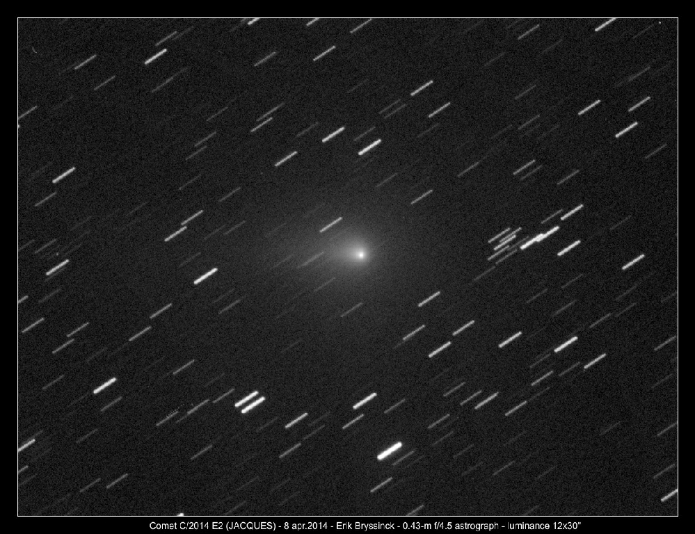 image comet C/2014 E2 (JACQUES) by Erik Bryssinck
