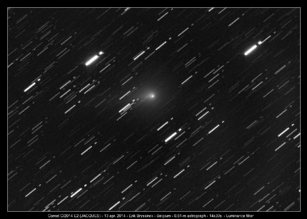 Image comet C/2014 E2 (JACQUES) - Erik Bryssinck - 13 par.2014