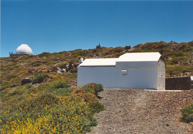 superwasp on European Northern Observatory, La Palma, by Erik Bryssinck - 2005