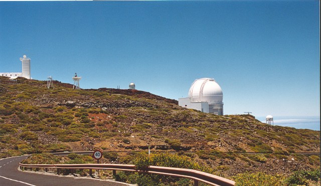European Northern Observatory La Palma on 2005 by Erik Bryssinck