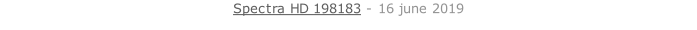 Spectra HD 198183 - 16 june 2019
