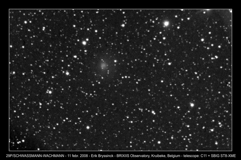 comet 29P on 11 febr.2008, Erik Bryssinck