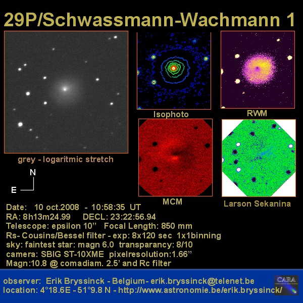 comet 29P on 10 oct. 2008, Erik Bryssinck