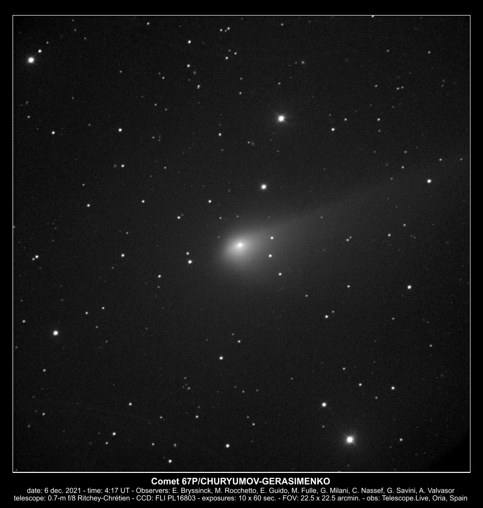 comet 67P/CHURYUMOV-GERASIMENKO, Erik Bryssinck,  6 dec. 2021