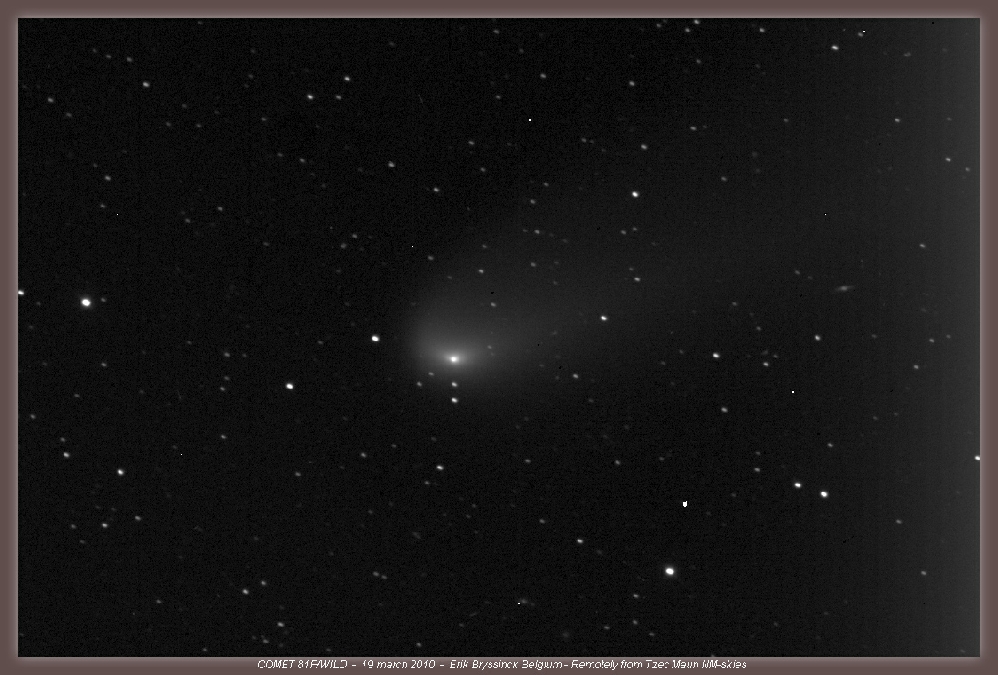 image comet 81P/Wild by Erik Bryssinck on 19 march 2010