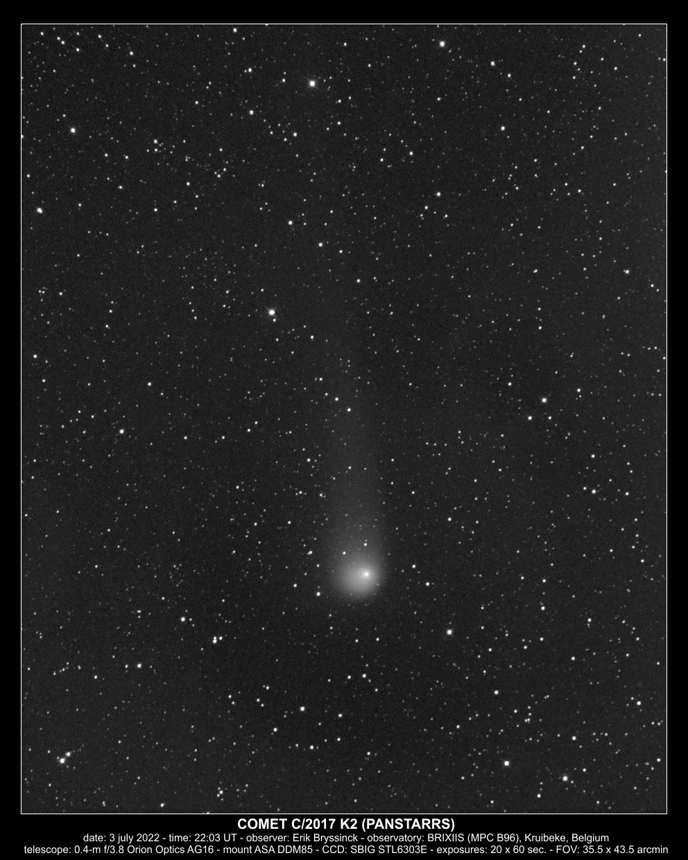 comet C/2017 K2 (PANSTARRS)