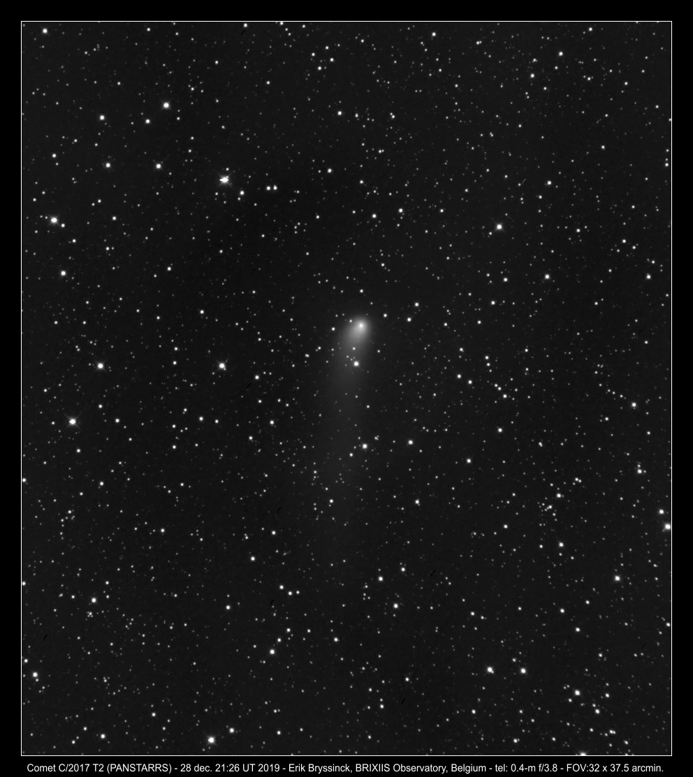 comet C/2017 T2 (PANSTARRS) on 28 dec. 2019, Erik Bryssinck