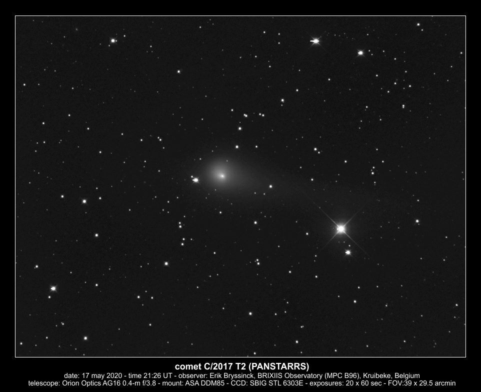 comet C/2017 T2 (PANSTARRS) 17 may 2020