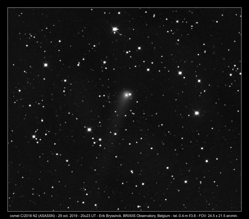 comet C/2019 N2 (ASASSN) on 29 oct. 2019, Erik Bryssinck