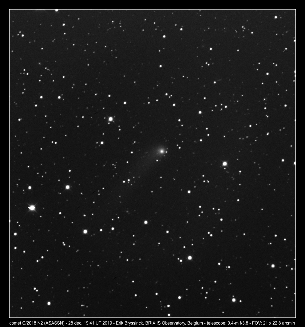 comet C/2018 N2 (PANSTARRS) on 28 dec. 2019, Erik Bryssinck