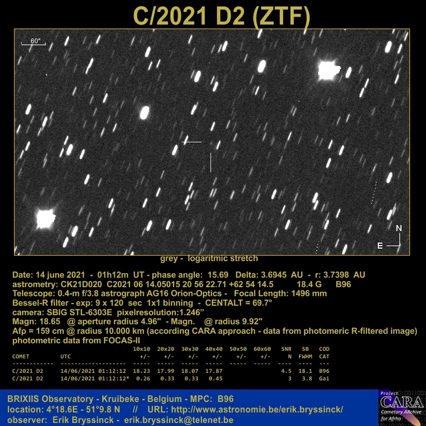 comet C/2021 D2 (ZTF), 14 june 2021, Erik Bryssinck