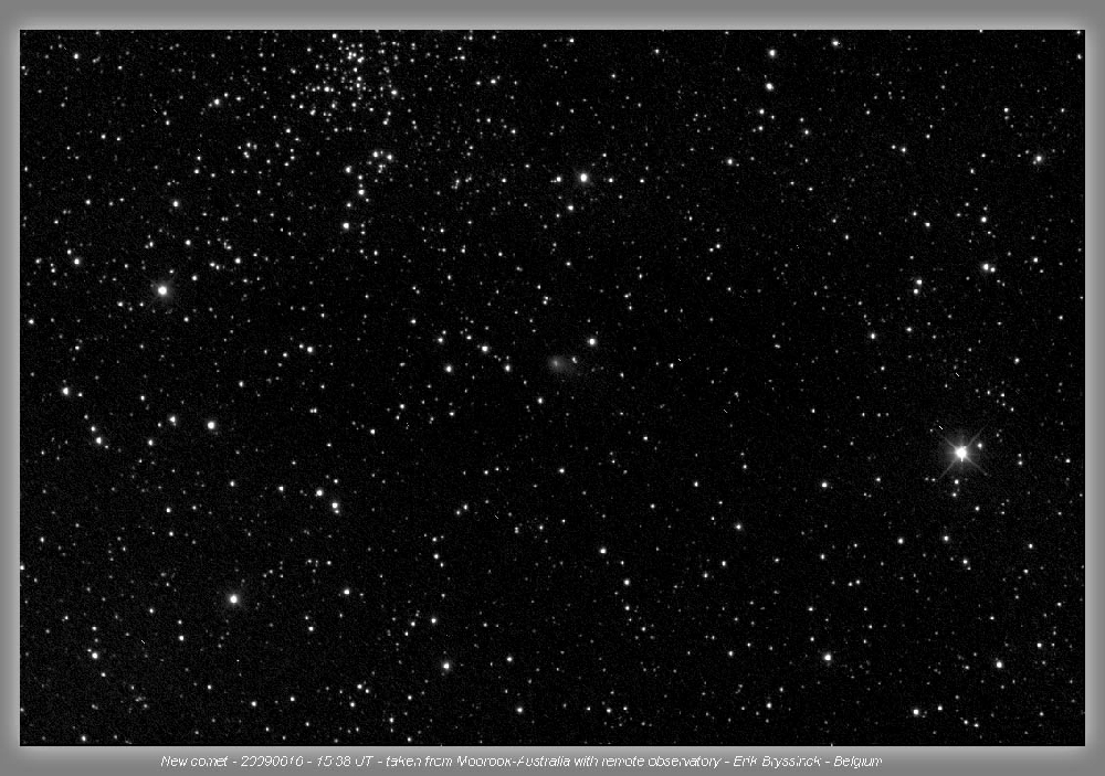 comet 325P/YANG-GAO on 16 june 2009, Erik Bryssinck