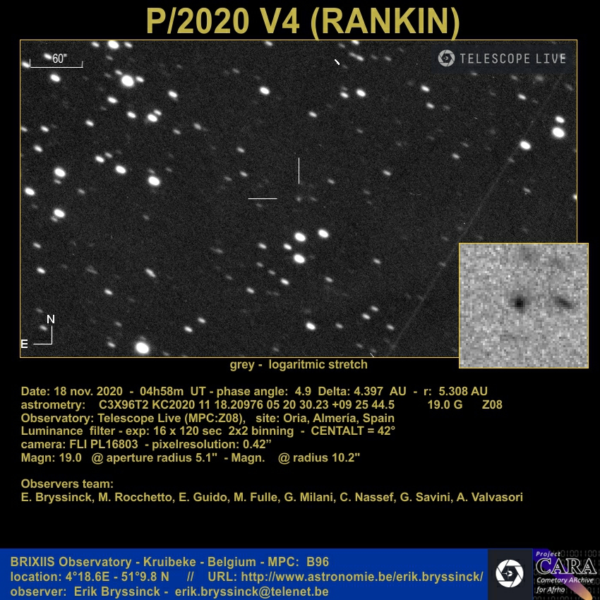 comet P/2020 V4 (RANKIN), Erik Bryssinck