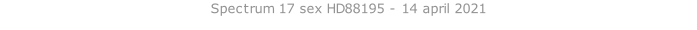 Spectrum 17 sex HD88195 - 14 april 2021   26 sept. 2018